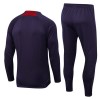 Paris Saint Germain Quarter Zip Purple Version Tute Felpe da Allenamento 2023-24 per Uomo